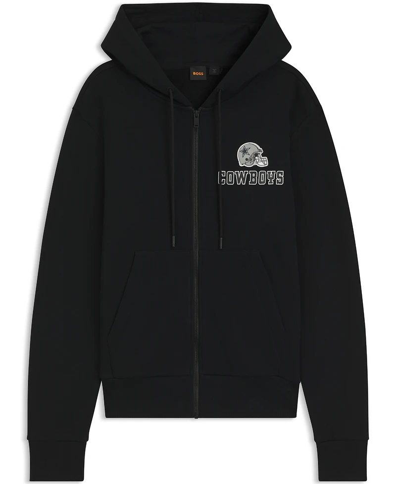 Boss x Dallas Cowboys Regular Fit Zip-Up Hoodie