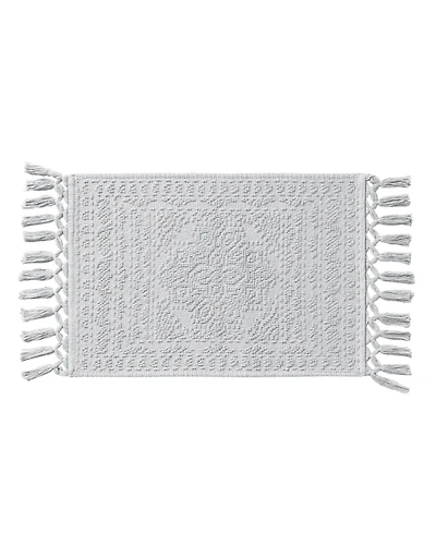French Connection Nellore Fringe Cotton 17" x 28" Bath Rug