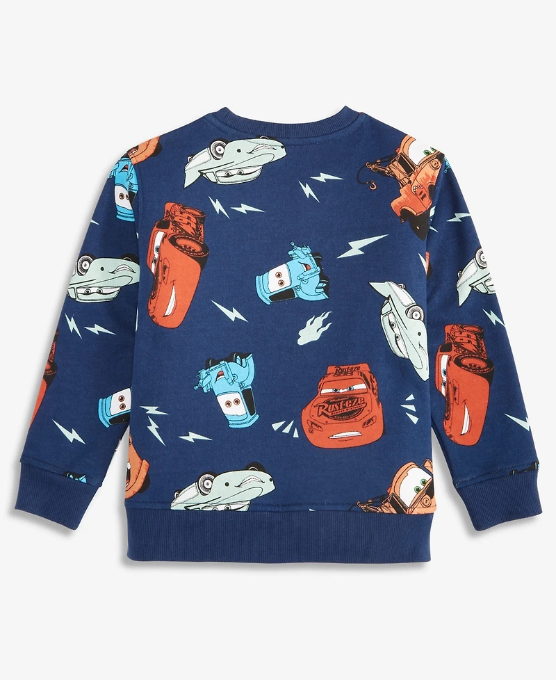 Epic Threads Toddler Boys 2T-4T Cars-Print Crewneck Knit Sweatshirt, Macy's Exclusive