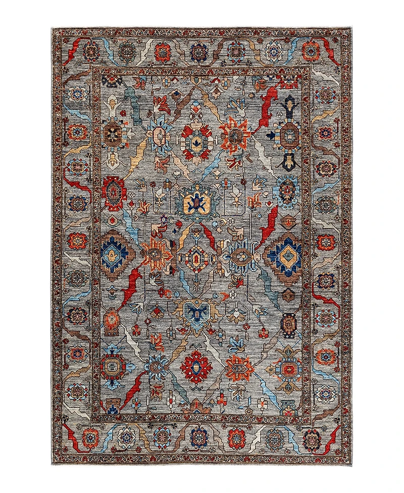 Adorn Hand Woven Rugs Serapi M1982 6'3"x9' Area Rug