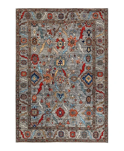 Adorn Hand Woven Rugs Serapi M1982 6'3"x9' Area Rug