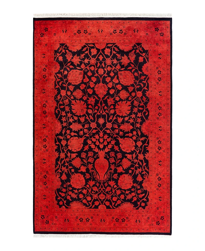 Adorn Hand Woven Rugs Fine Vibrance M1411 4'1"x6'4" Area Rug