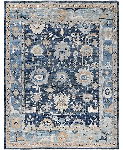 Adorn Hand Woven Rugs Colorful Oushak M0103-39 9'1"x11'7" Area Rug