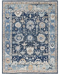 Adorn Hand Woven Rugs Colorful Oushak M0103-39 9'1"x11'7" Area Rug