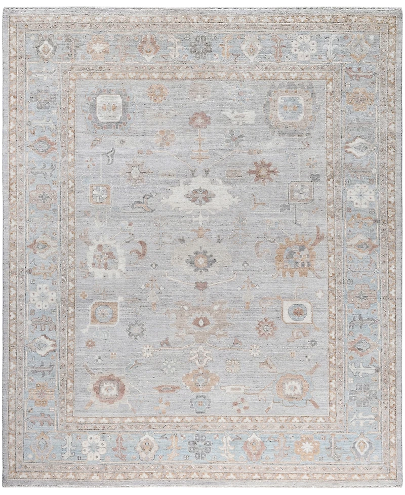 Adorn Hand Woven Rugs Colorful Oushak M0103-51 8'4"x9'10" Area Rug