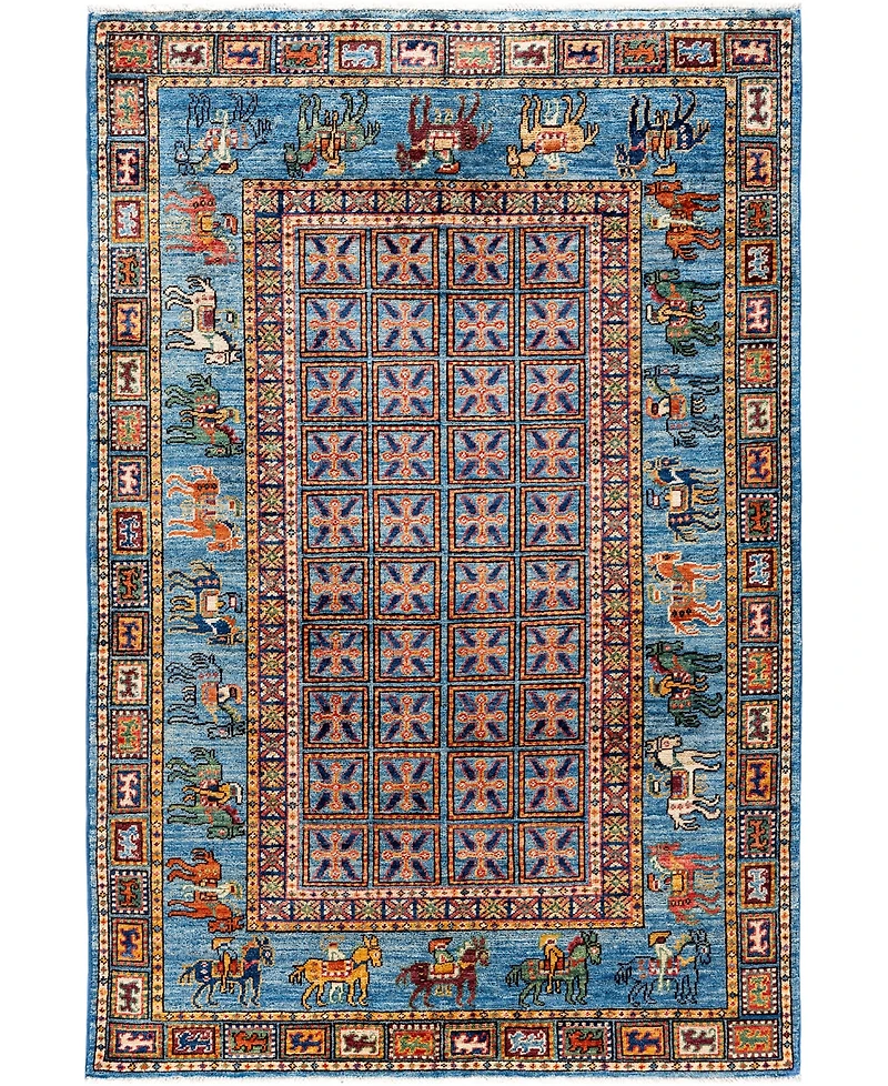 Adorn Hand Woven Rugs Serapi M0103- 4'x5'11" Area Rug
