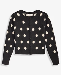 On 34th Women's Long-Sleeve Eyelash Dot Cardigan Sweater, Macy's Exclusive