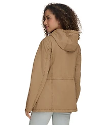 Levi's Women's Lightweight Washed Cotton Military Jacket