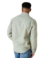 Hope & Henry Mens' Brushed Flannel Button Down Shirt