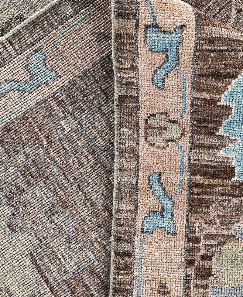 Adorn Hand Woven Rugs Colorful Oushak M0103-31 9'11"x13'8" Area Rug