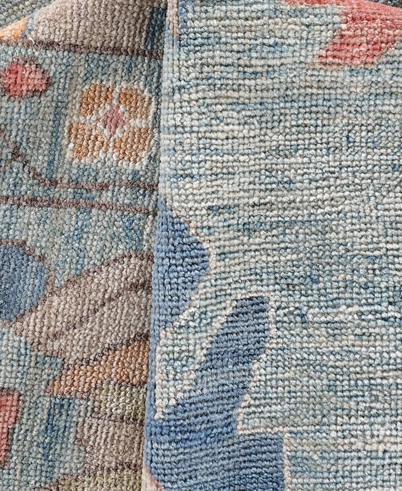 Adorn Hand Woven Rugs Colorful Oushak M0103-38 9'1"x12'1" Area Rug