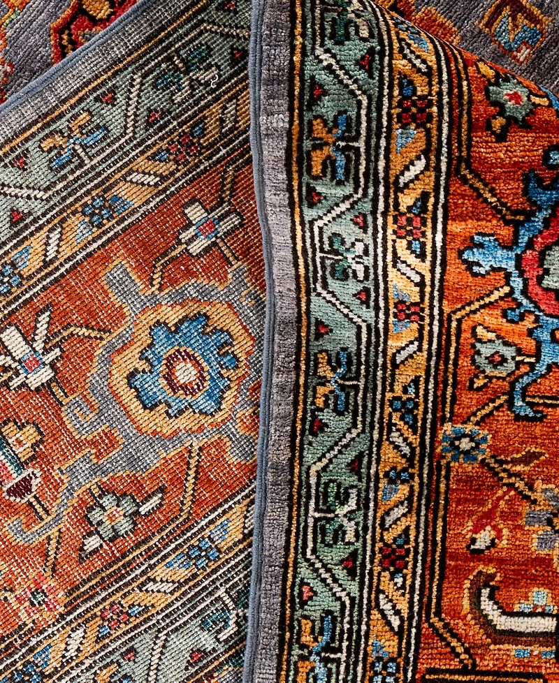 Adorn Hand Woven Rugs Serapi M0103- 9'3"x11'9" Area Rug