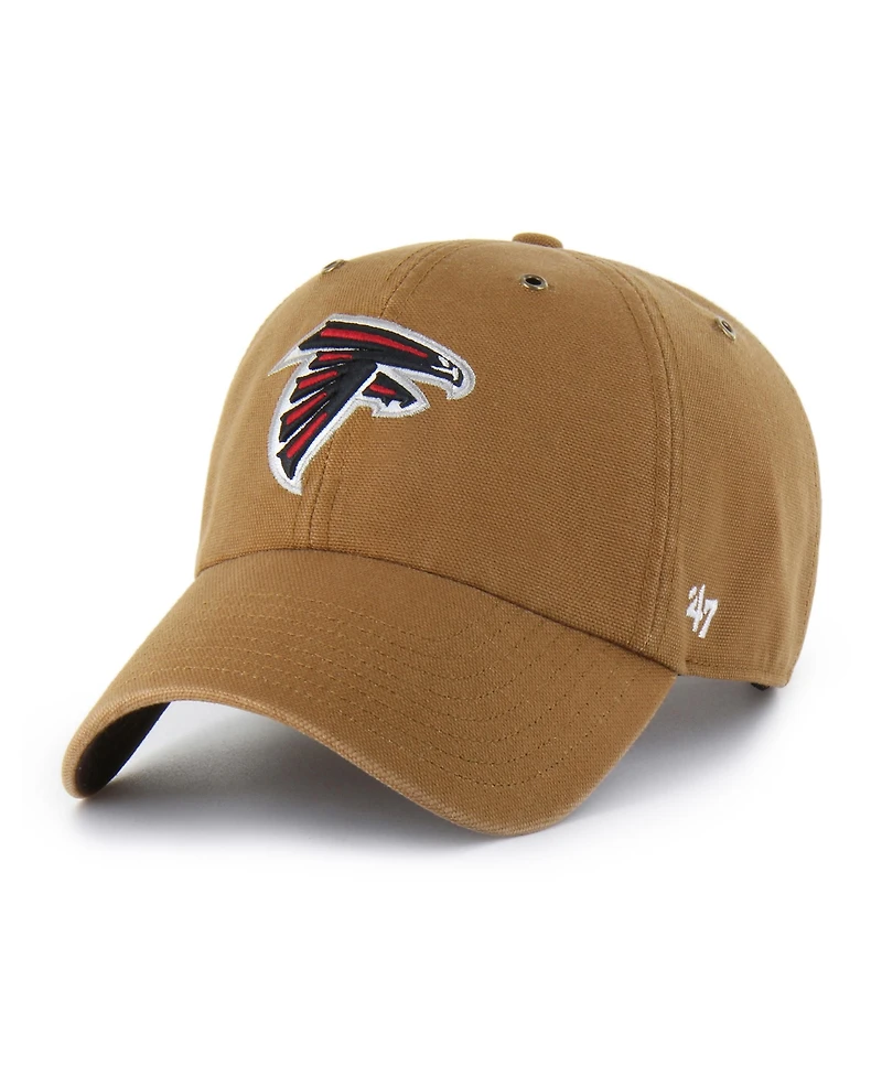 '47 Brand x Carhartt Men's Brown Atlanta Falcons Clean Up Adjustable Hat