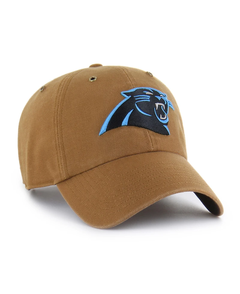'47 Brand x Carhartt Men's Brown Carolina Panthers Clean Up Adjustable Hat