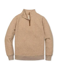 Hope & Henry Men's Quilted Half Zip Pullover