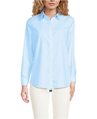 Lands' End Tall No Iron Button Front Shirt