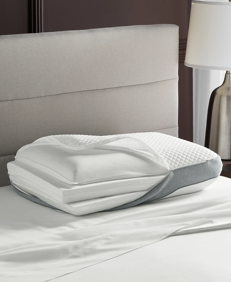 Hotel Collection Adjustable Layer Foam Pillow, Standard/Queen