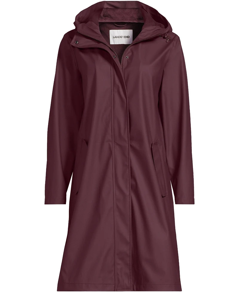 Lands' End Women's Squall Waterproof Slicker Raincoat