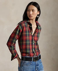 Polo Ralph Lauren Women's Long Sleeve Plaid Shirt