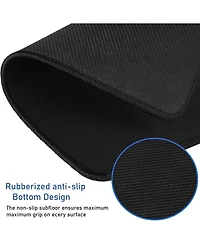 memzuoix Large Extended Gaming Mouse Pad with Stitched Edges, (31.5X15.7In) Durable Non-Slip Natural Rubber Base, Waterproof Mat for Gamer/Desktop/Off