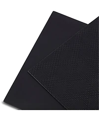 Dainty Home Basel Reversible Premium Faux Leather 12" x 18" Rectangular Placemats Set of 4