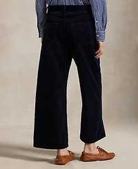 Polo Ralph Lauren Women's Corduroy Wide-Leg Cropped Pant