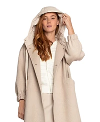 Belle & Bloom Fantasy Land Wool Blend Hooded Coat