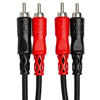 Hosa Technology Hosa Cra-201 Dual Rca to Dual Rca Stereo Interconnect, 1 Meter