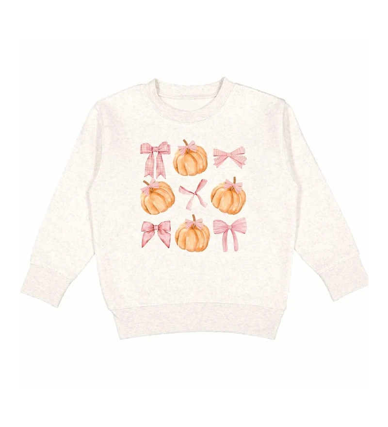 Sweet Wink Little and Big Girls Coquette Pumpkin Sweatshirt