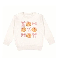 Sweet Wink Little and Big Girls Coquette Pumpkin Sweatshirt