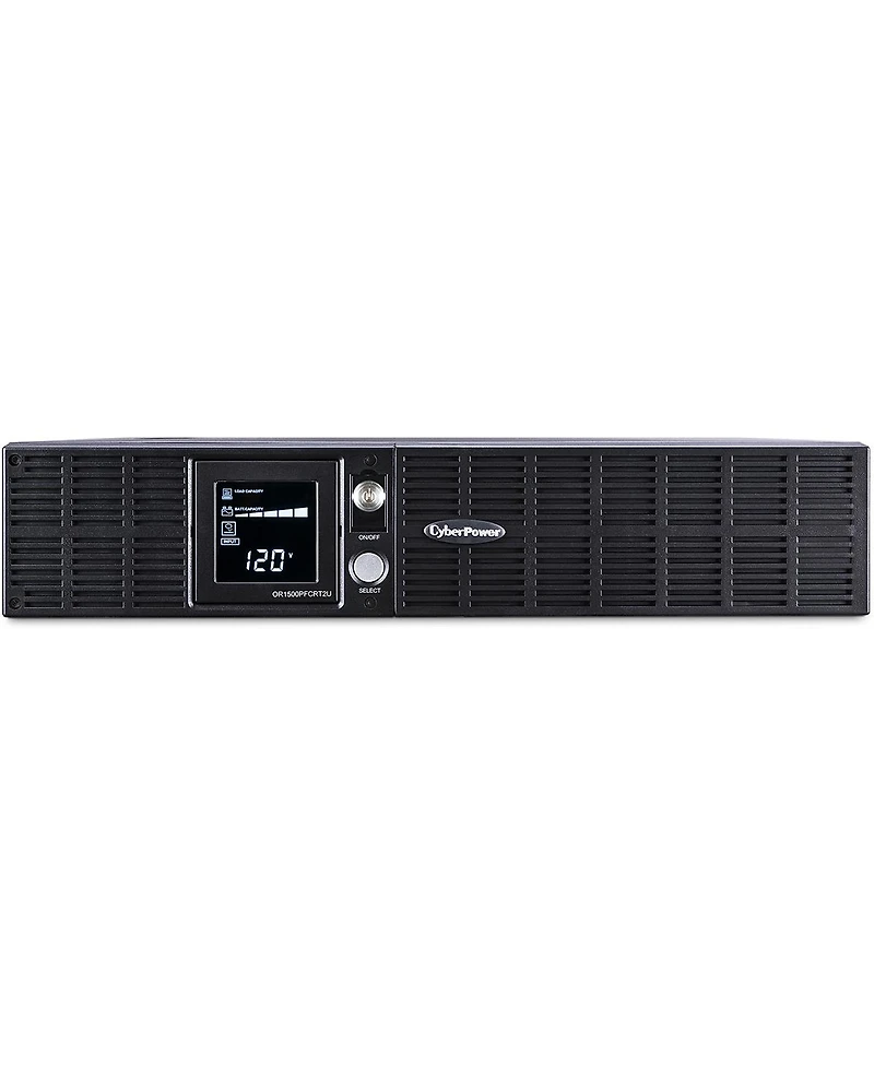 CyberPower OR1500PFCRT2U Smart App Intelligent Lcd 1500VA Ups, 8 Outlets, 2U Rack Mount
