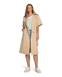 Belle & Bloom Dust Daring Short Sleeve Trench Style Dress