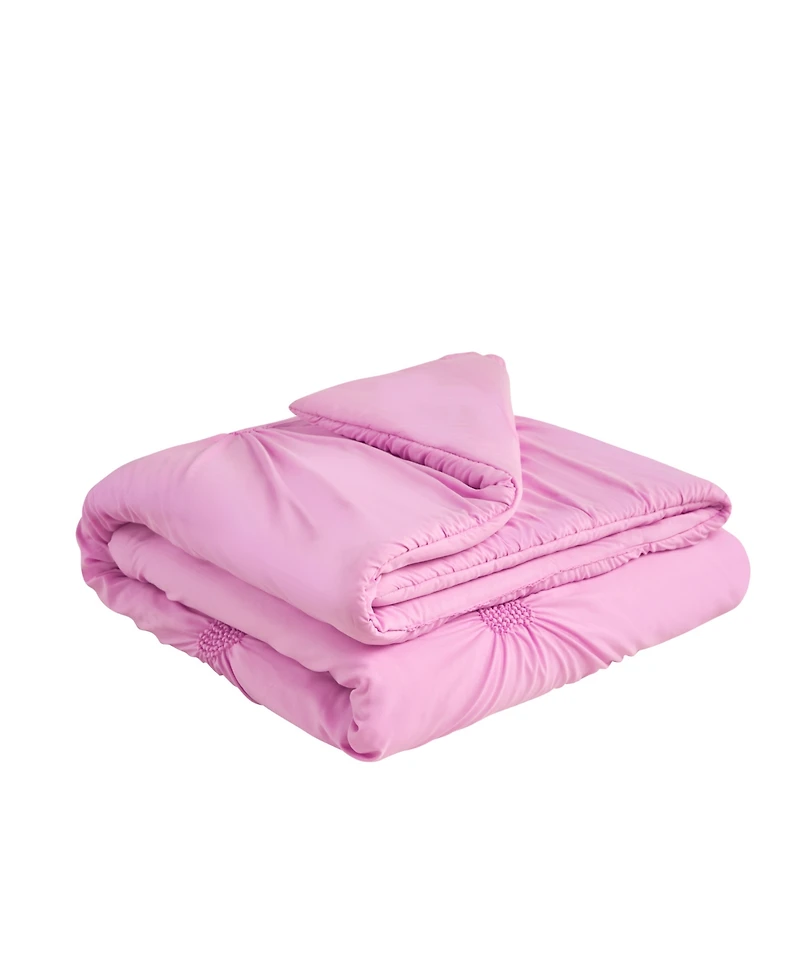 Juicy Couture Amora Gathered Heart 3-Pc. Comforter Set, Full/Queen