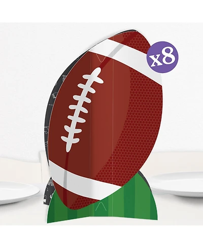 Big Dot of Happine Freestanding 3D Football Centerpiece Table Decorations