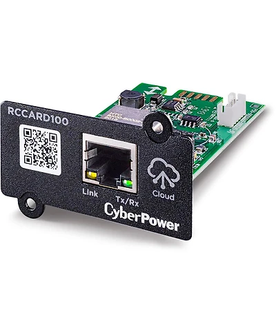 CyberPower RCCARD100 Ups Cloud Remote Monitoring Card, Black