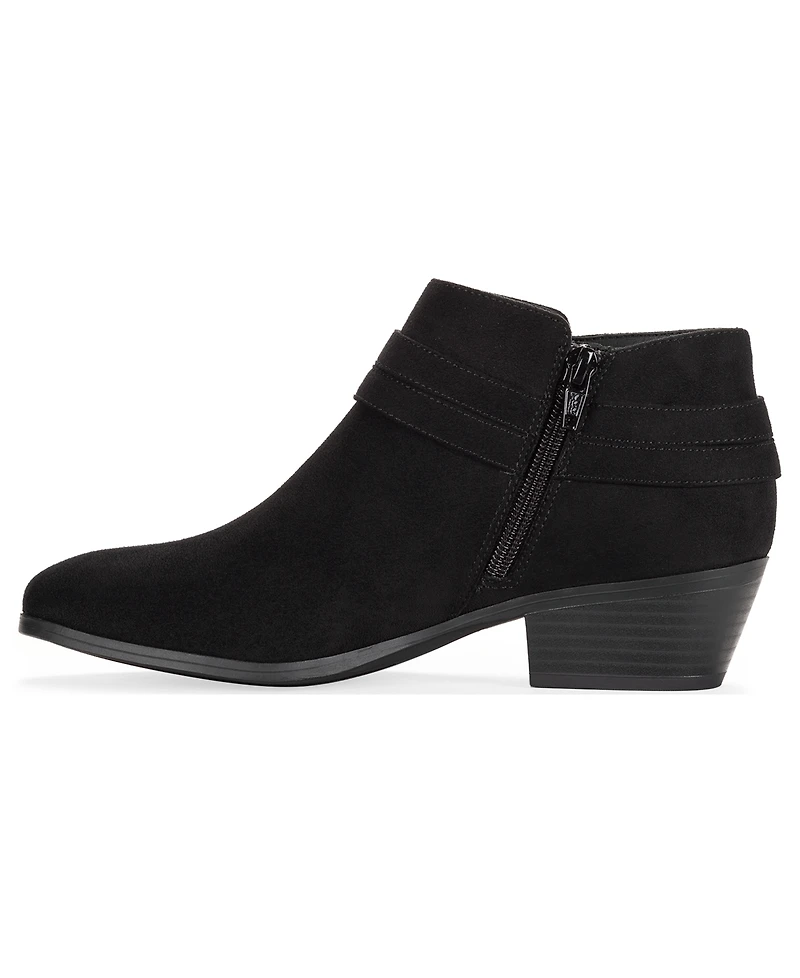 Style & Co Women's Willaa Belt Block Heel Booties, Macy's Exclusive
