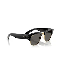 Ray-Ban Unisex Mega Clubmaster Blacked Out Collection Sunglasses, RB0316S