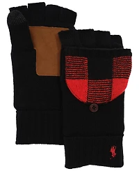 Polo Ralph Lauren Men's Tartan Mitt Convertible Gloves