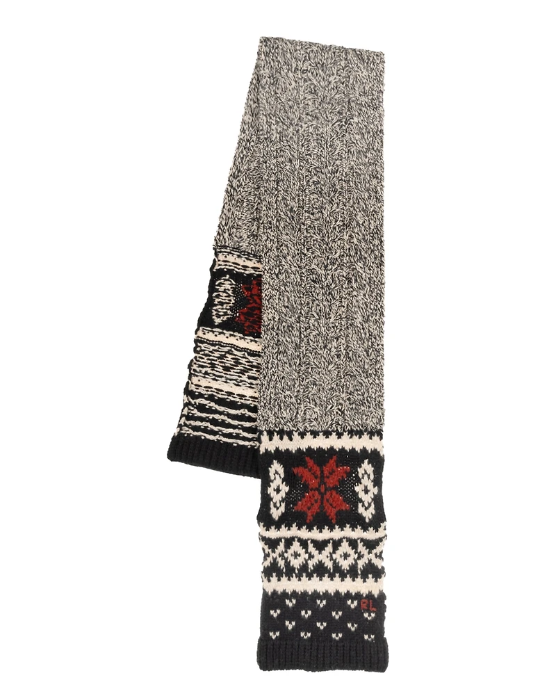 Polo Ralph Lauren Men's Holiday Pattern Cable Scarf