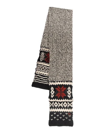 Polo Ralph Lauren Men's Holiday Pattern Cable Scarf