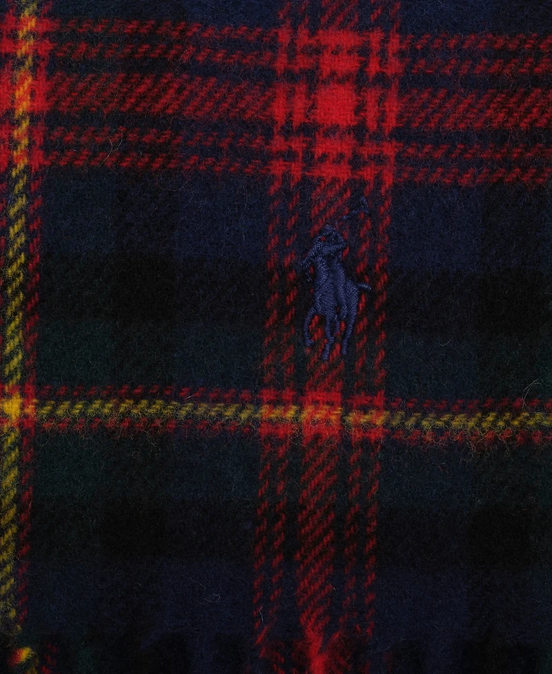 Polo Ralph Lauren Men's Woolen Plaid Scarf