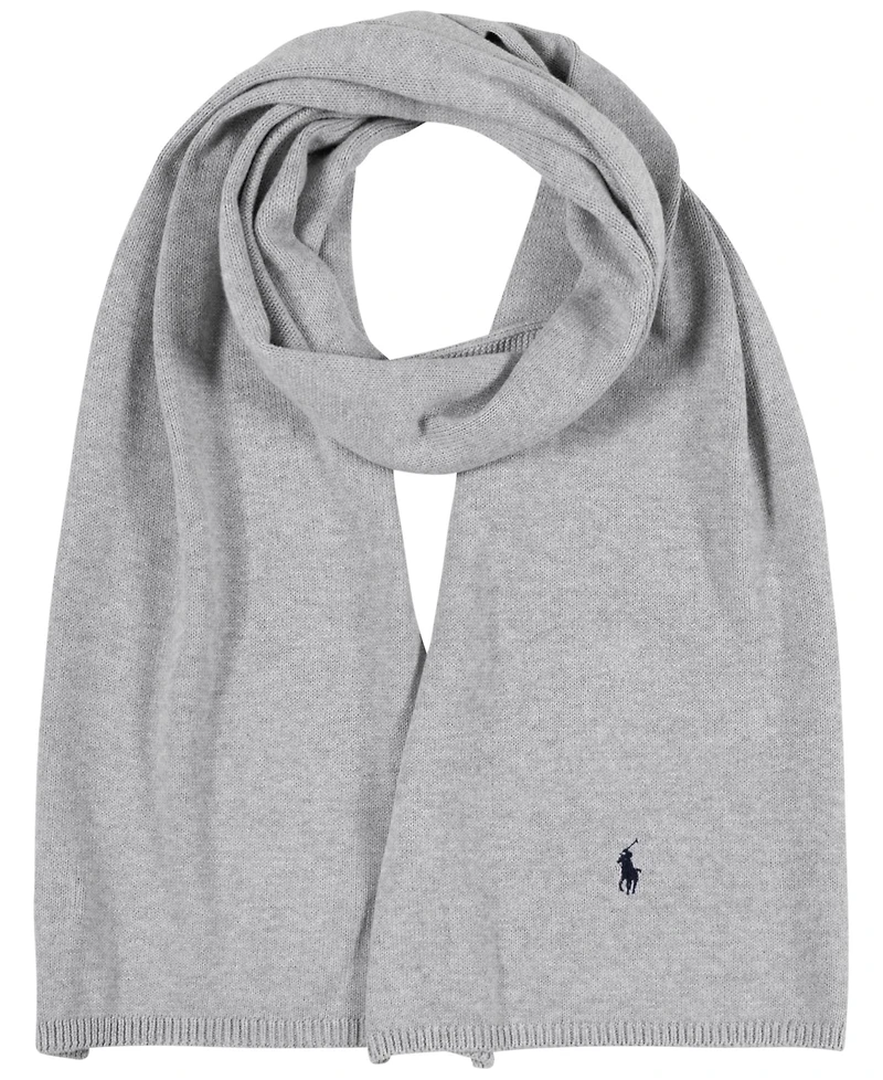 Polo Ralph Lauren Men's Lightweight Cotton Knit Scarf