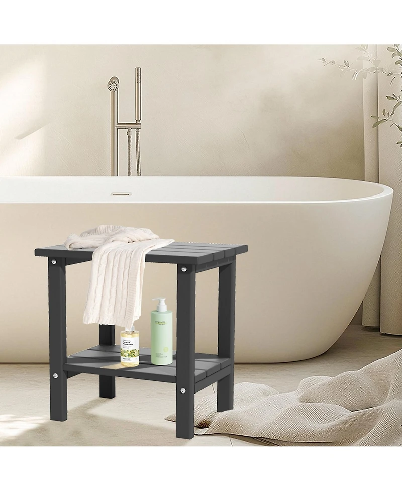 Decksplore Double-layer coffee table made of Hdpe