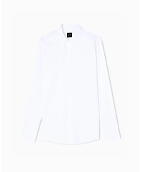 A|X Armani Exchange Men's Night Lab Satin Woven Shirt