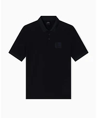 A|X Armani Exchange Men's A X Box Mercerized Cotton Pique Polo Shirt
