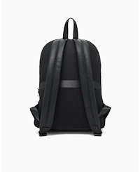 A|X Armani Exchange Men's Faux-Leather with Lettering Backpack