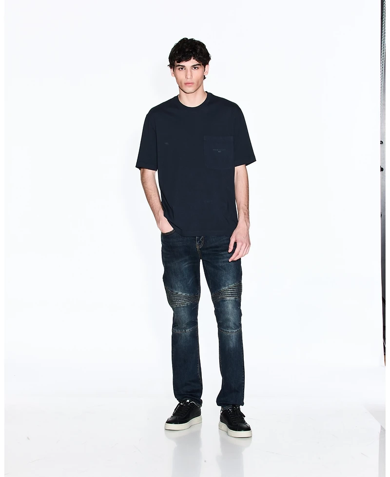 A|X Armani Exchange Men's J27 Skinny Biker Jeans