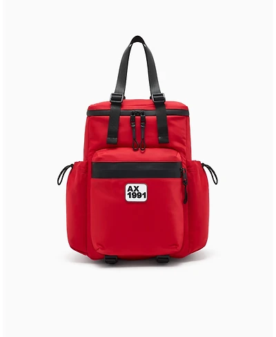 A|X Armani Exchange Men's Nylon with Top Handles Backpack