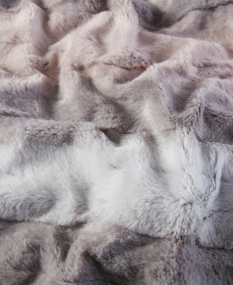 Madison Park Zuri Faux Fur Blanket, Full/Queen