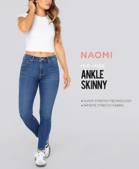 Celebrity Pink Juniors' Curvy Mid-Rise Skinny Ankle Jeans